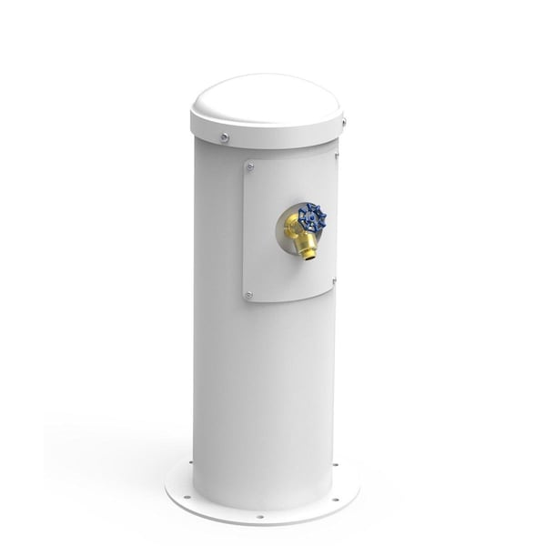 Halsey Taylor Yard Hydrant With Hose Bib Non-Filtered Non-Refrigerated White
